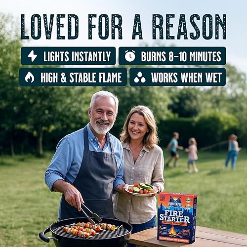 Miniatura 4 de Cubitos de iniciación de fuego, 160 piezas, fácil encendido para barbacoa, cuadrados, naturales, impermeables e inodoros para fogata, parrilla de