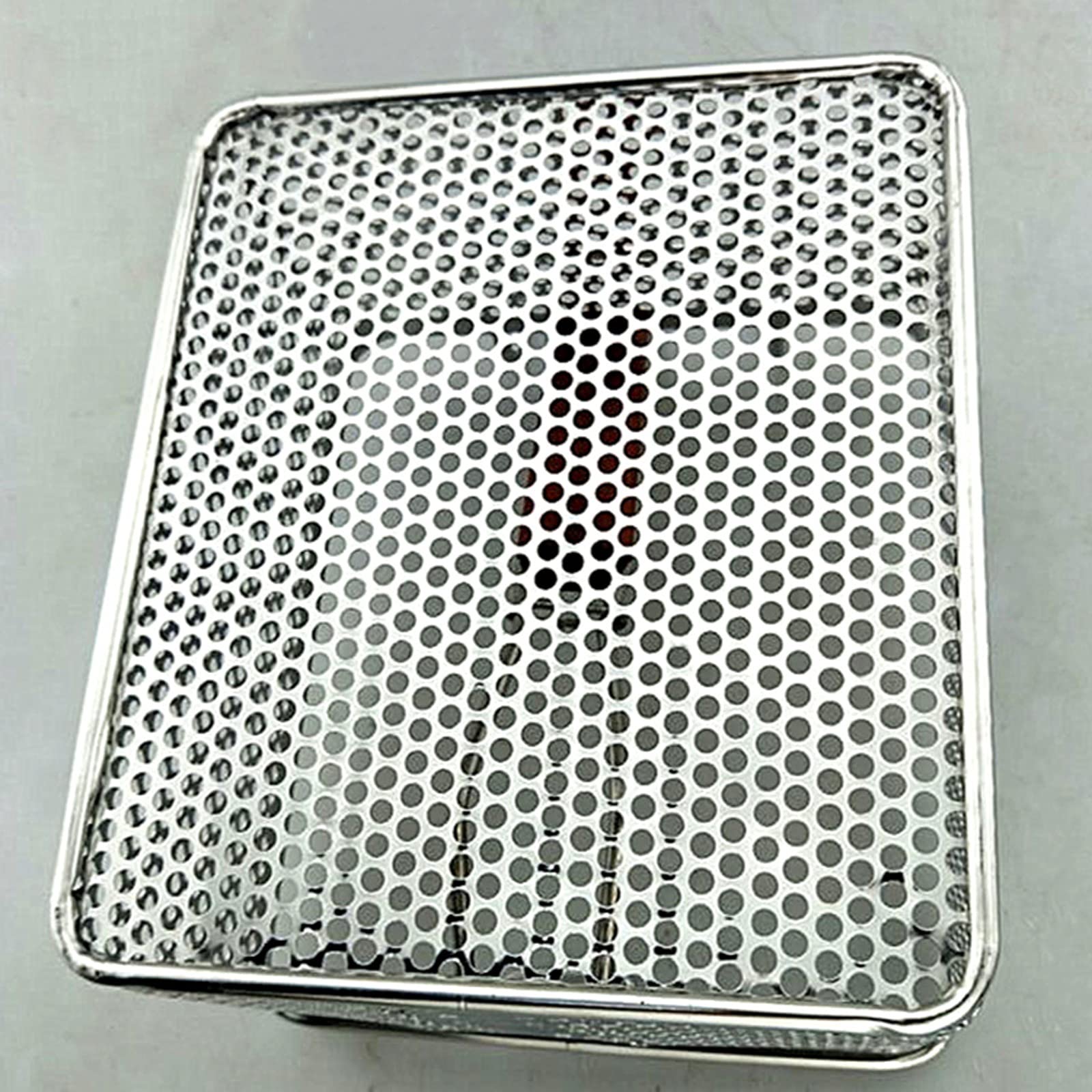 NEBE Panier à Friteuse Panier en Acier Inoxydable carré carré Frites Frites Poulet Panier de Poulet de Cuisine Maquillage mazout à partir de Frites Frites Ailes de Poulet Viande Panier à Frire