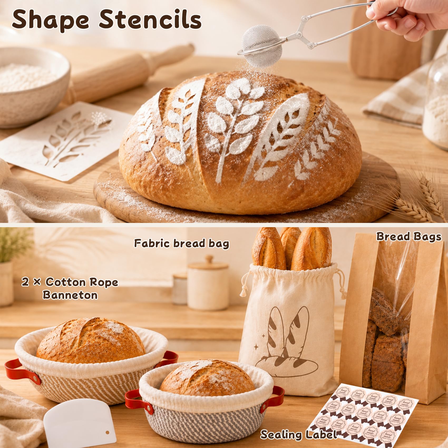 Beiginner - Kit per principianti con scaldacollo, barattolo, scala, regalo