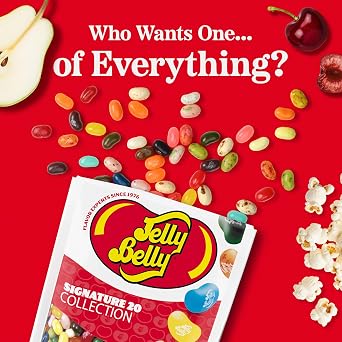 Jelly Belly Signature 20 Collection Jelly Beans, 1 Pouch, Premium Jelly Beans for the Flavor Aficionado, Assortment May Vary, 8 oz