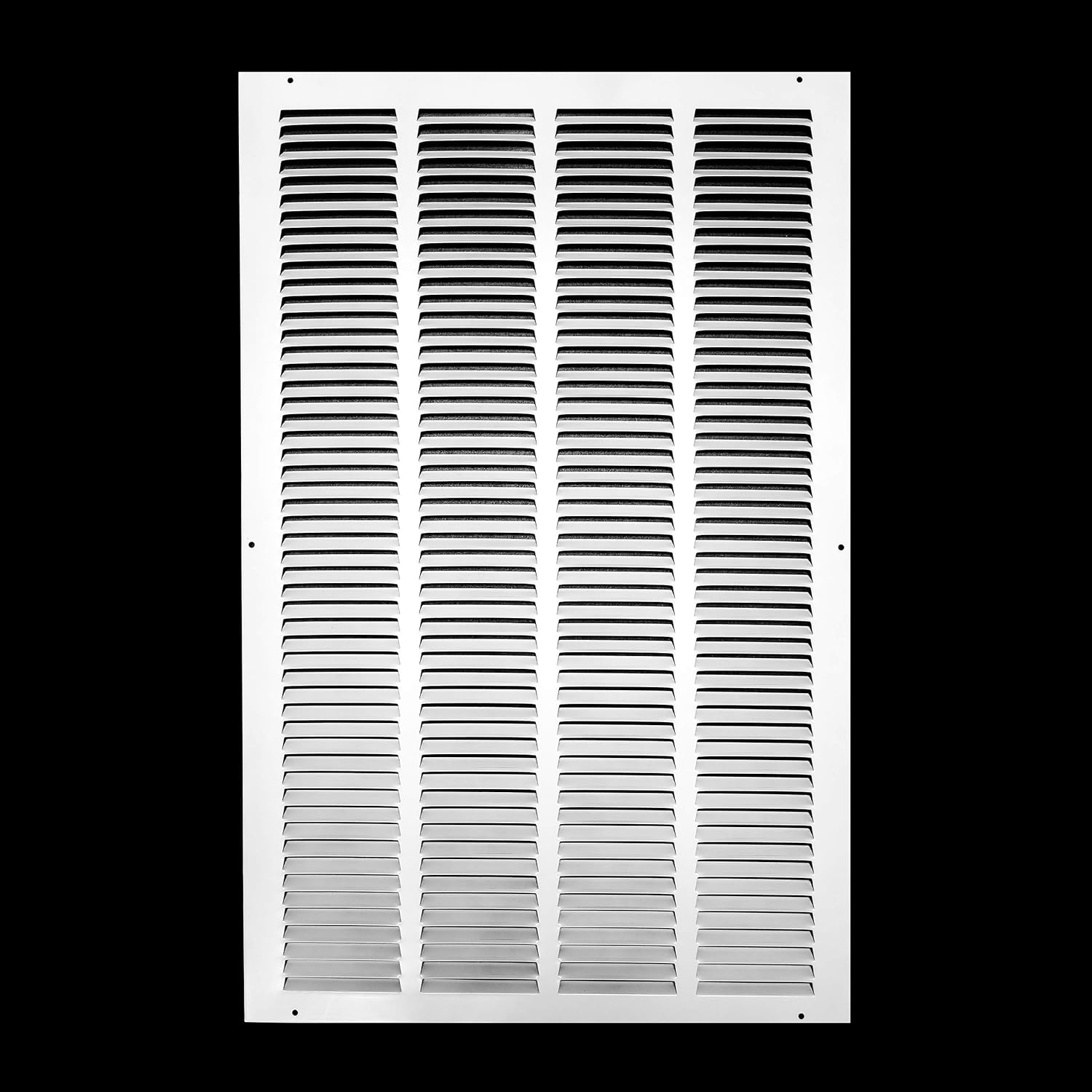 Handua 16"W x 26"H [Duct Opening Size] Steel Return Air Grille (HD Series) Vent Cover Grill for Sidewall and Ceiling, White | Outer Dimensions: 17.75"W X 27.75"H for 16x26 Duct Opening 16"W x 26"H [Duct]