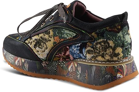Amazon.com | L'Artiste INVIDIA Women's Platform Sneaker – Metallic