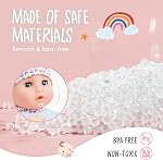 Toy Choi's 16 Inch Baby Doll with Different Sounds and Accessories, Blue | Interactive Crying Talking Feeding Features, Soft Cotton Body, Preschool Toys for Girls, Pretend Play Gifts for Toddlers Kids