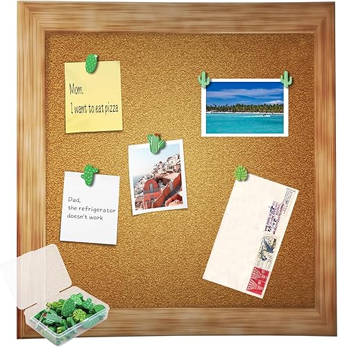 Miniatura 9 de Sohalejr 30 piezas de alfileres decorativos para pulgares en verde, bonita decoración de oficina para tablero de anuncios de corcho, fotos, mapas de