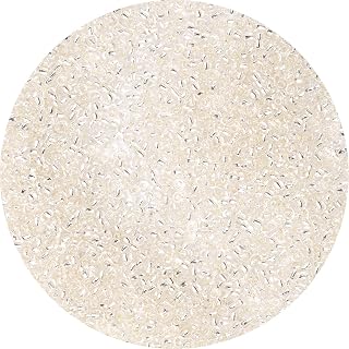 10000pcs Glass Seed Beads Bulk,2mm 12/0 Craft Seed Beads Small Pony Beads for DIY Craft Projects Bracelets Necklace Jewelry Making - White Fantasy Waist Beads Spacer Beads with Tweezers
