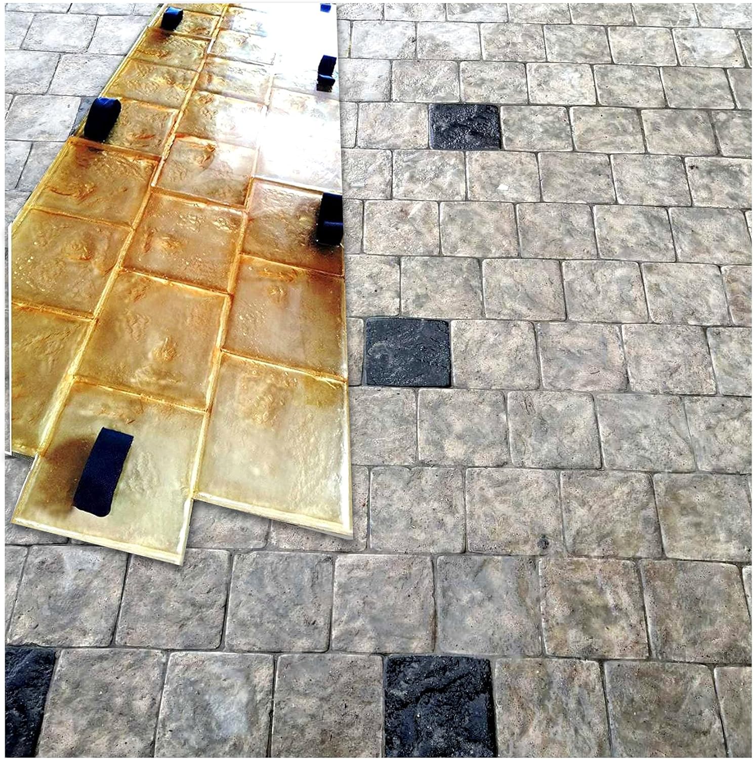 Polyurethane Mat Stamp EKATERININSKY STONE Texturing Concrete Cement