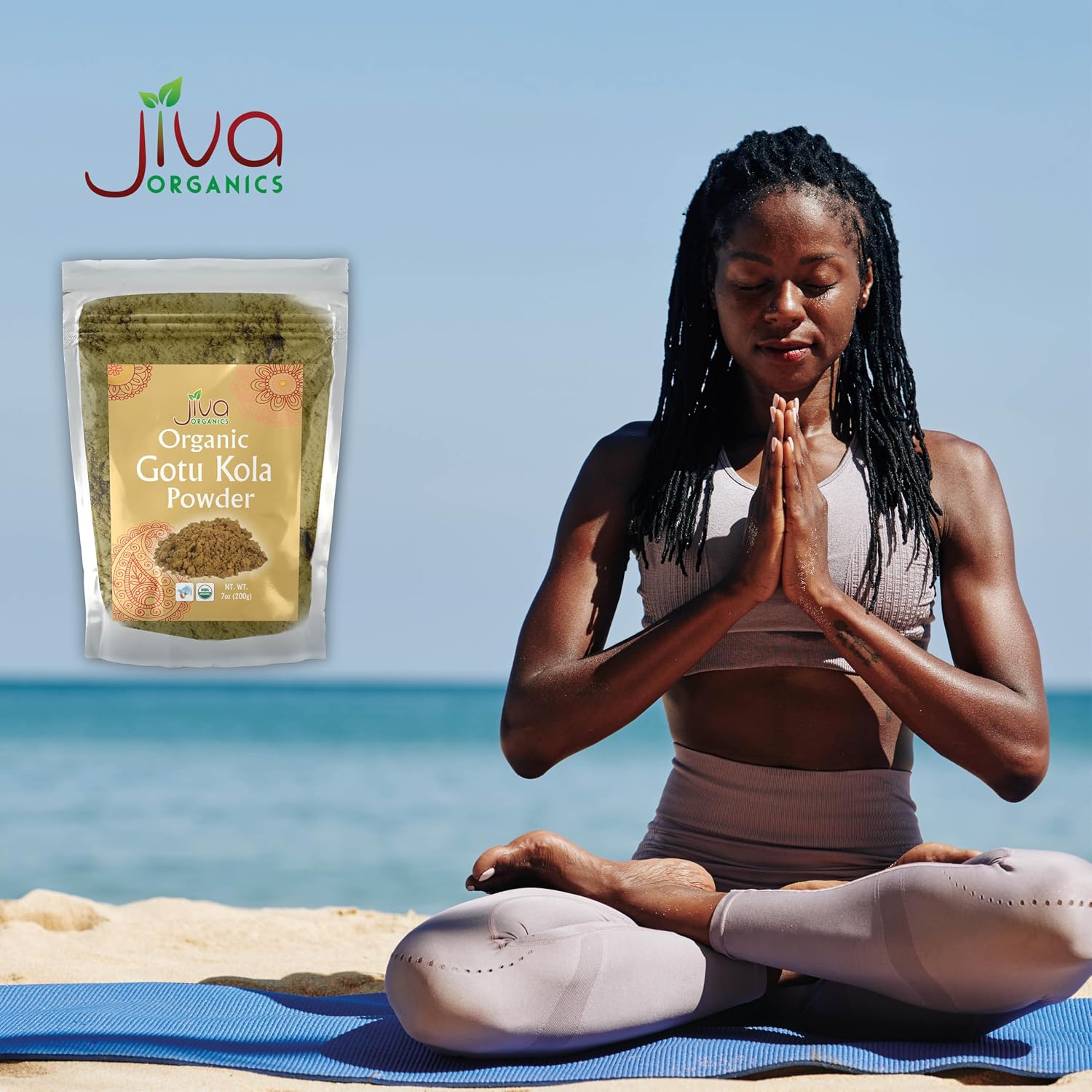 Jiva Organics Gotu Kola Powder (Centella Asiatica) 7 Ounce (200g) - Raw, Vegan, Non-GMO - Image 6