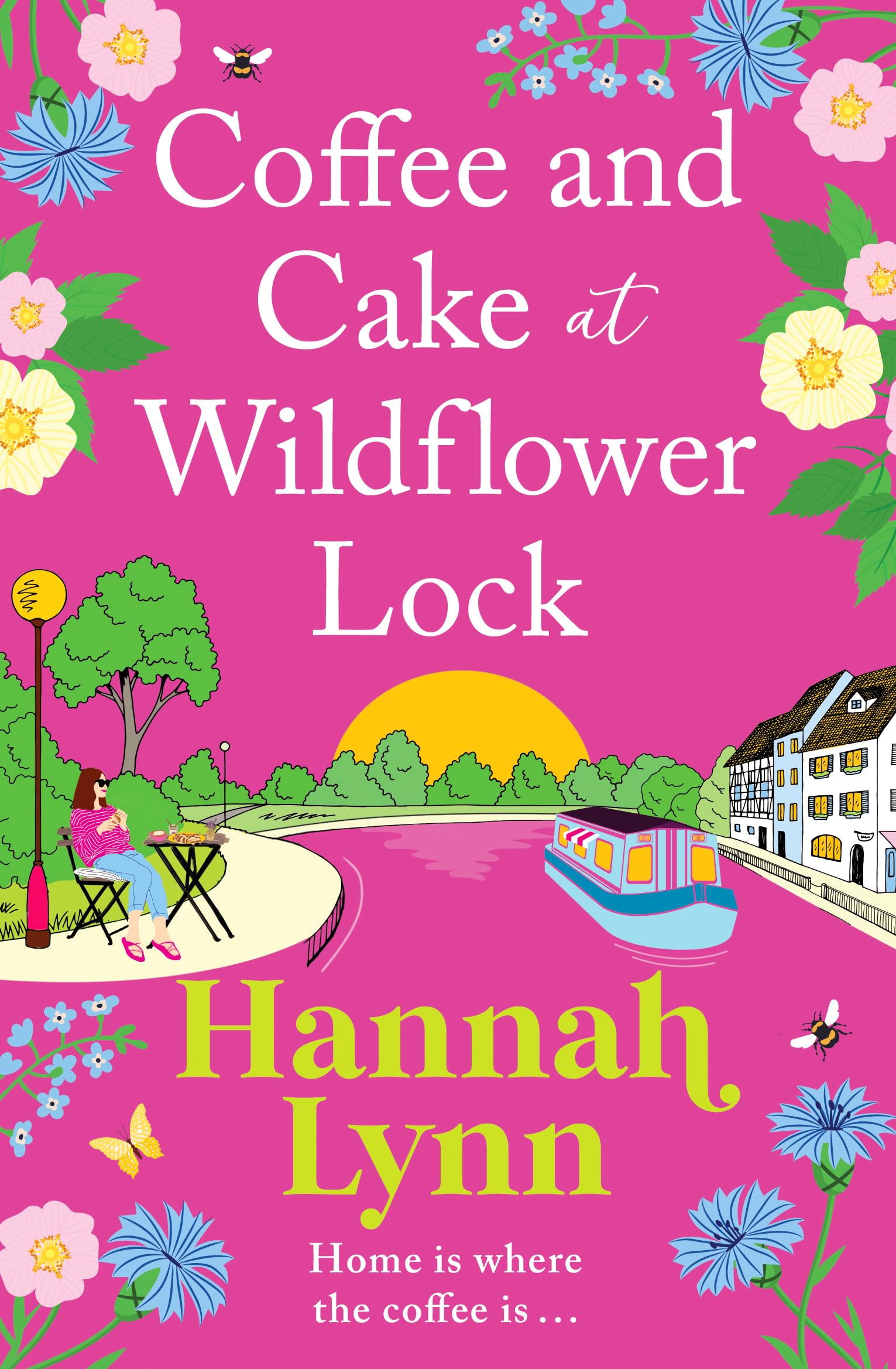 Hannah Lynn - Coffee & Cake at Wildflower Lock - Paperback Book