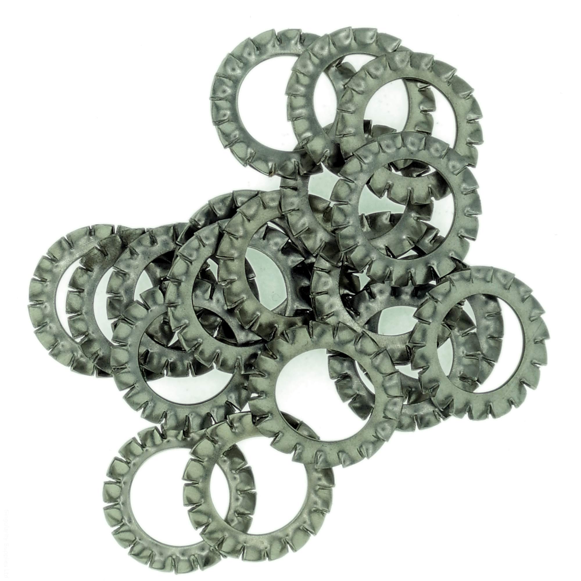 Singularity Supplies M7 (7Mm) Shakeproof Washer (External Serrated) - Stainless Steel (A2) (Pack Of 20)