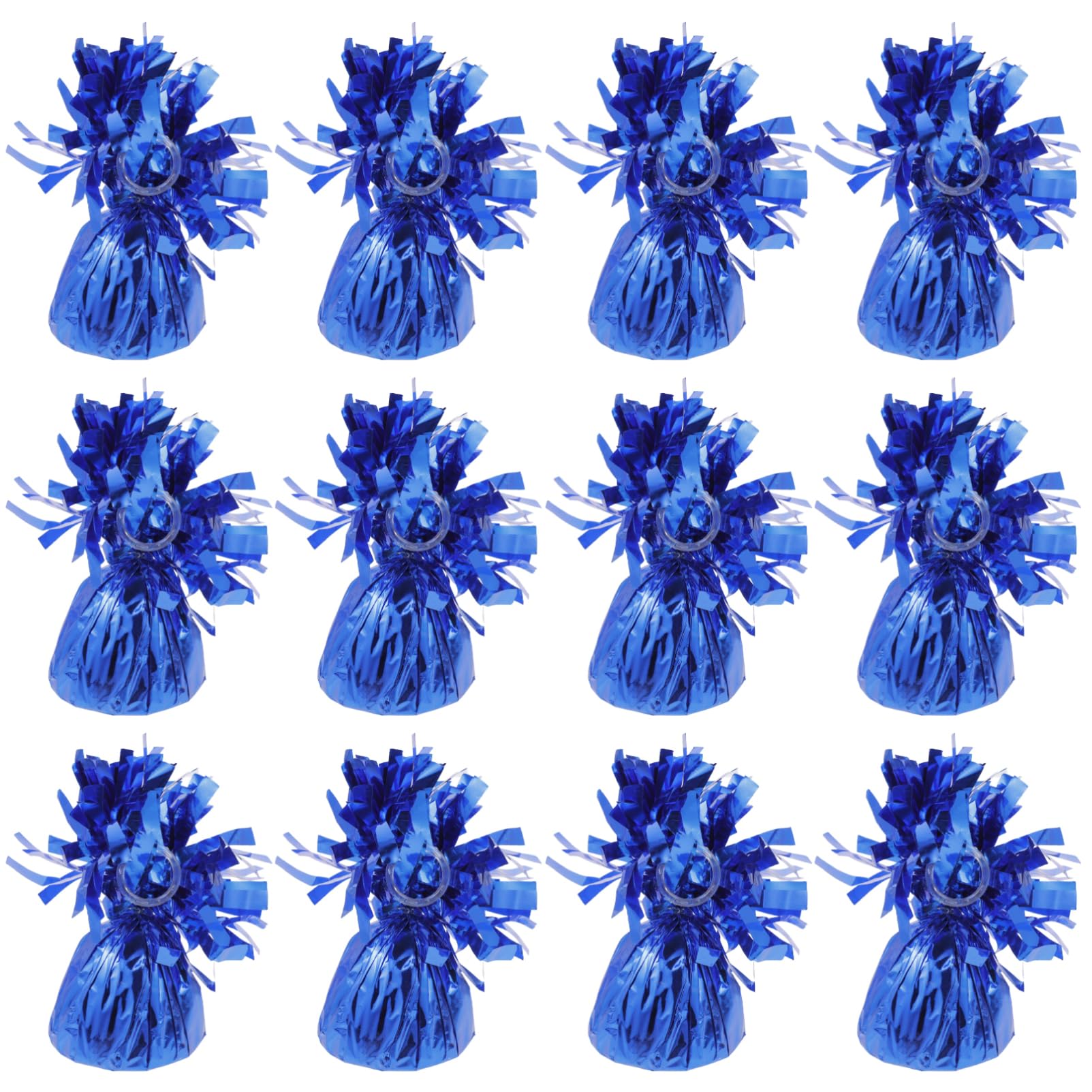 Gadpiparty 12 Piezas Bloques de Peso para Globos de Aluminio Útiles para Fiestas Bloques de Peso para Globos Accesorios para Decoración de Eventos