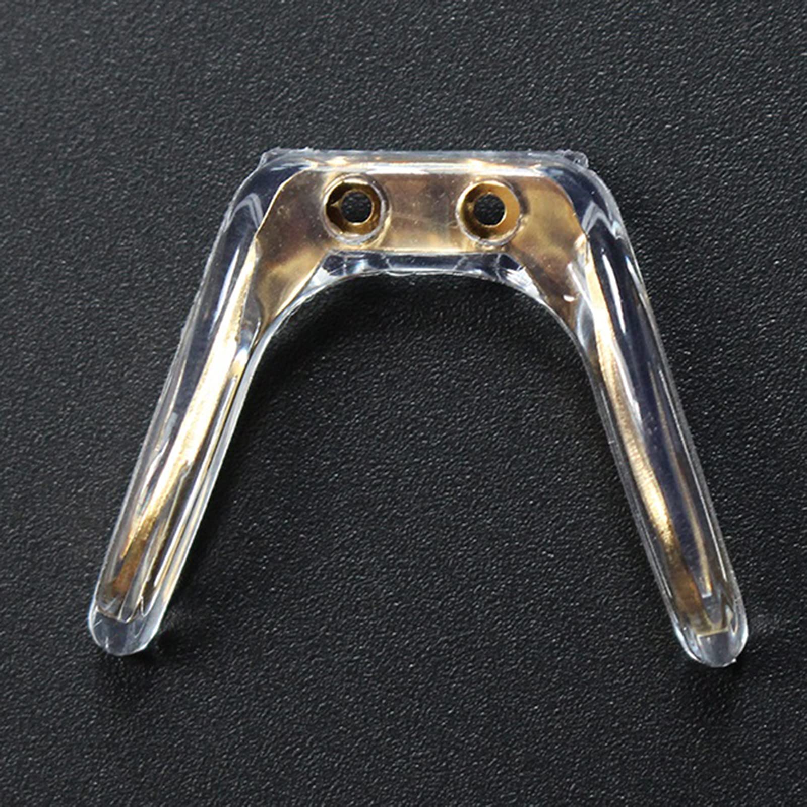 SBTRKT 50 Stück Brillen-Nasenpads aus Silikon, Metallkern-Brillenbrücke, Brillenscharnier-Reparaturzubehör. (Color : Silver)