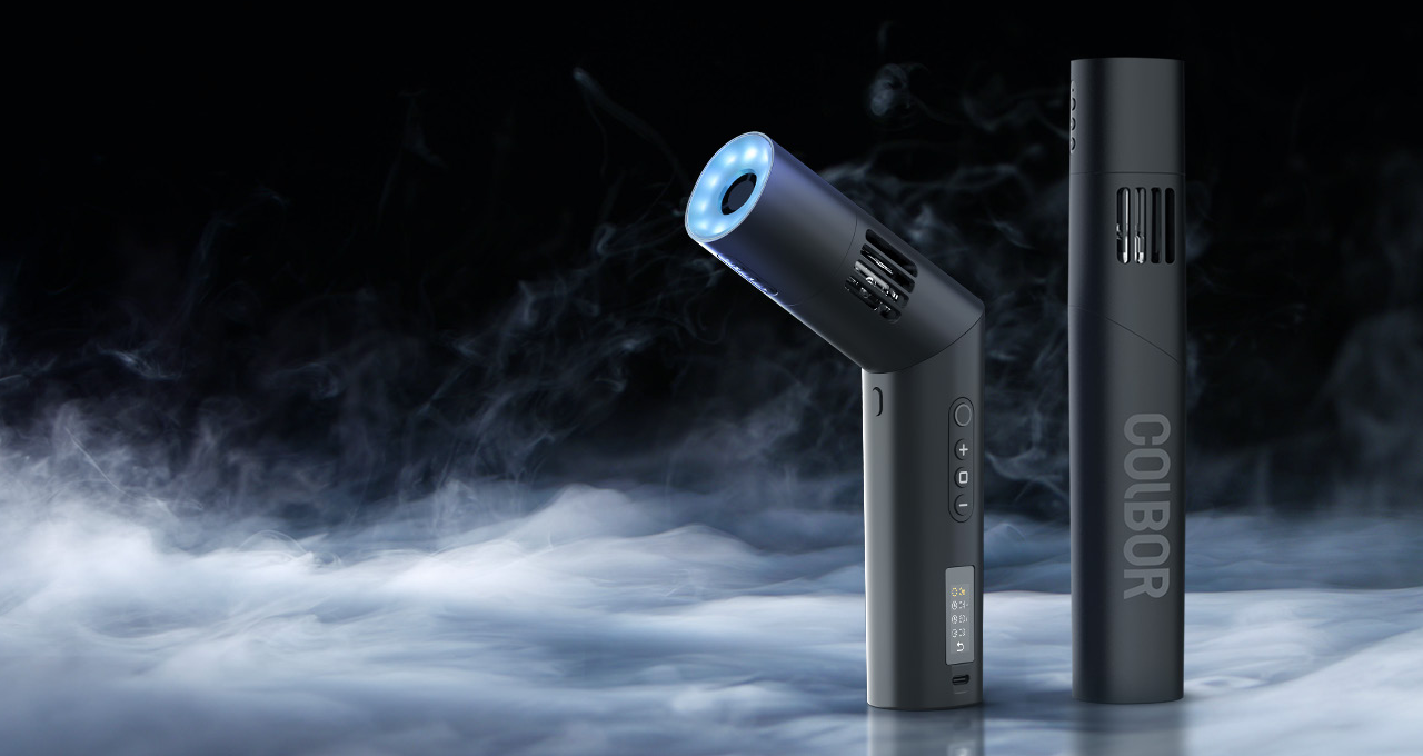 Amazon.co.jp: COLBOR ポータブルフォグマシン、CF5フォグマシン 屋内