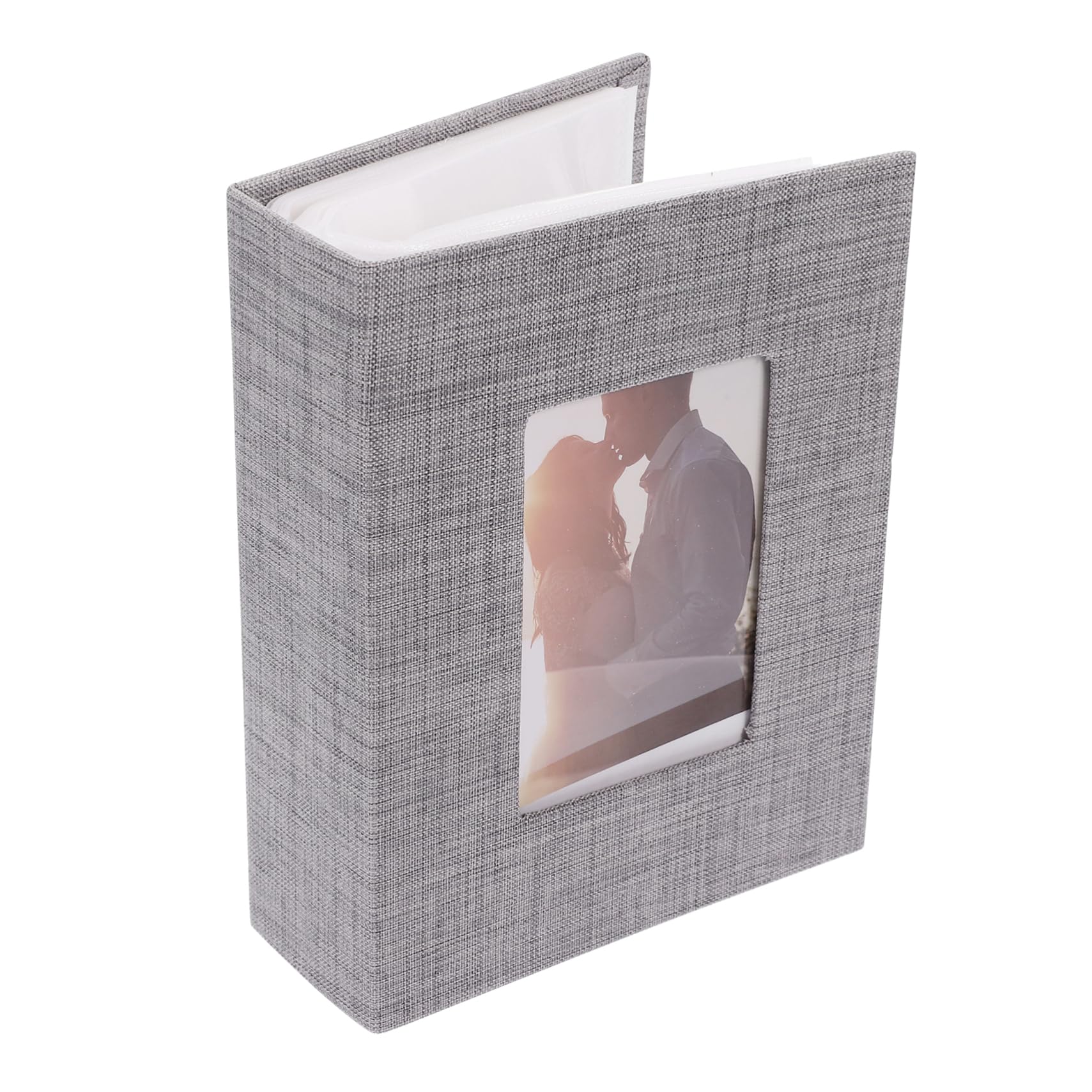 5 Stück Leinen Fotoalbum Schrottbuch Fotoalben Erinnerungen Fotoalbum Familien Buch Tuch Dekoratives Fotobuch DIY Buchalbum Graues Pvc