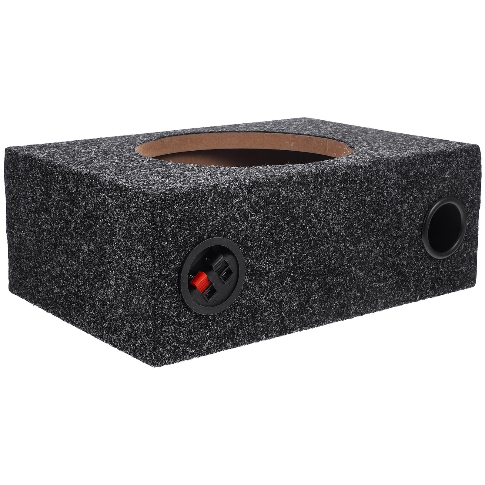 8 Pulgadas Caja de Subwoofer de Madera para Coche, Caja de Altavoz Sellada Ligera y Portátil, Compatible Vehículos y Camiones, Mejora Graves Profundos para Entusiastas del Audio