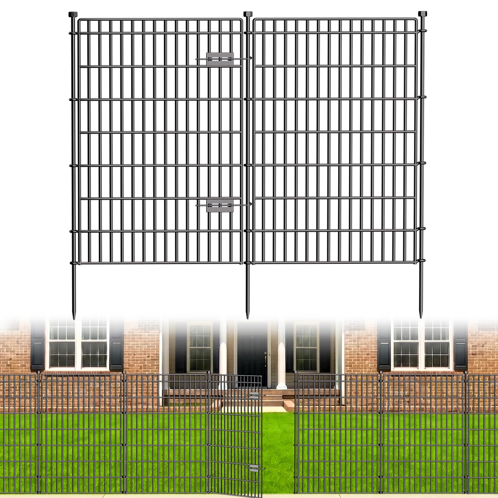 No Dig Garden Fence 44in