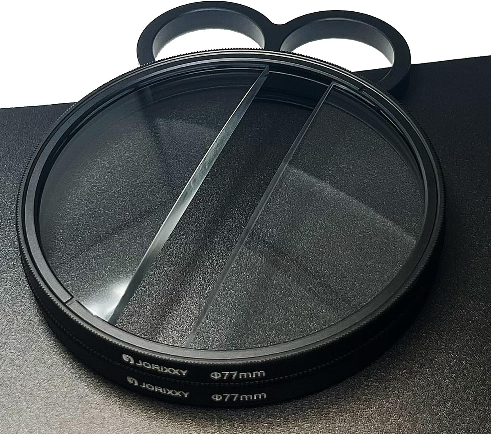 Jorixxy 77mm Handheld Split Diopter Glass Prism Handheld Effects Filters SLR Photography Accessories