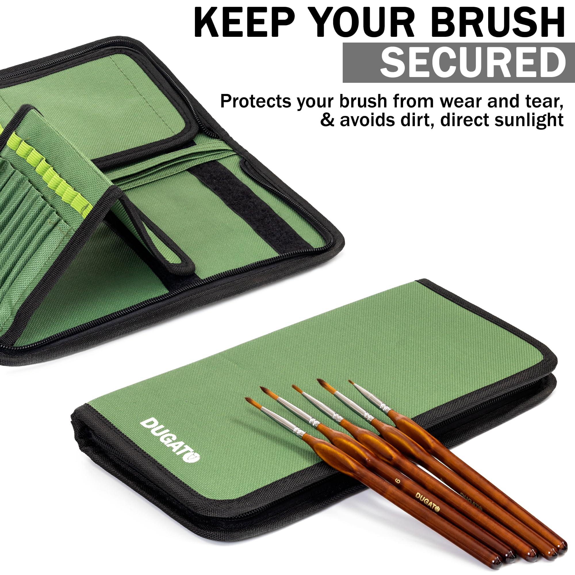 Amazon.com: DUGATO Short Paint Brush Holder & Organizer 5.4x10.7