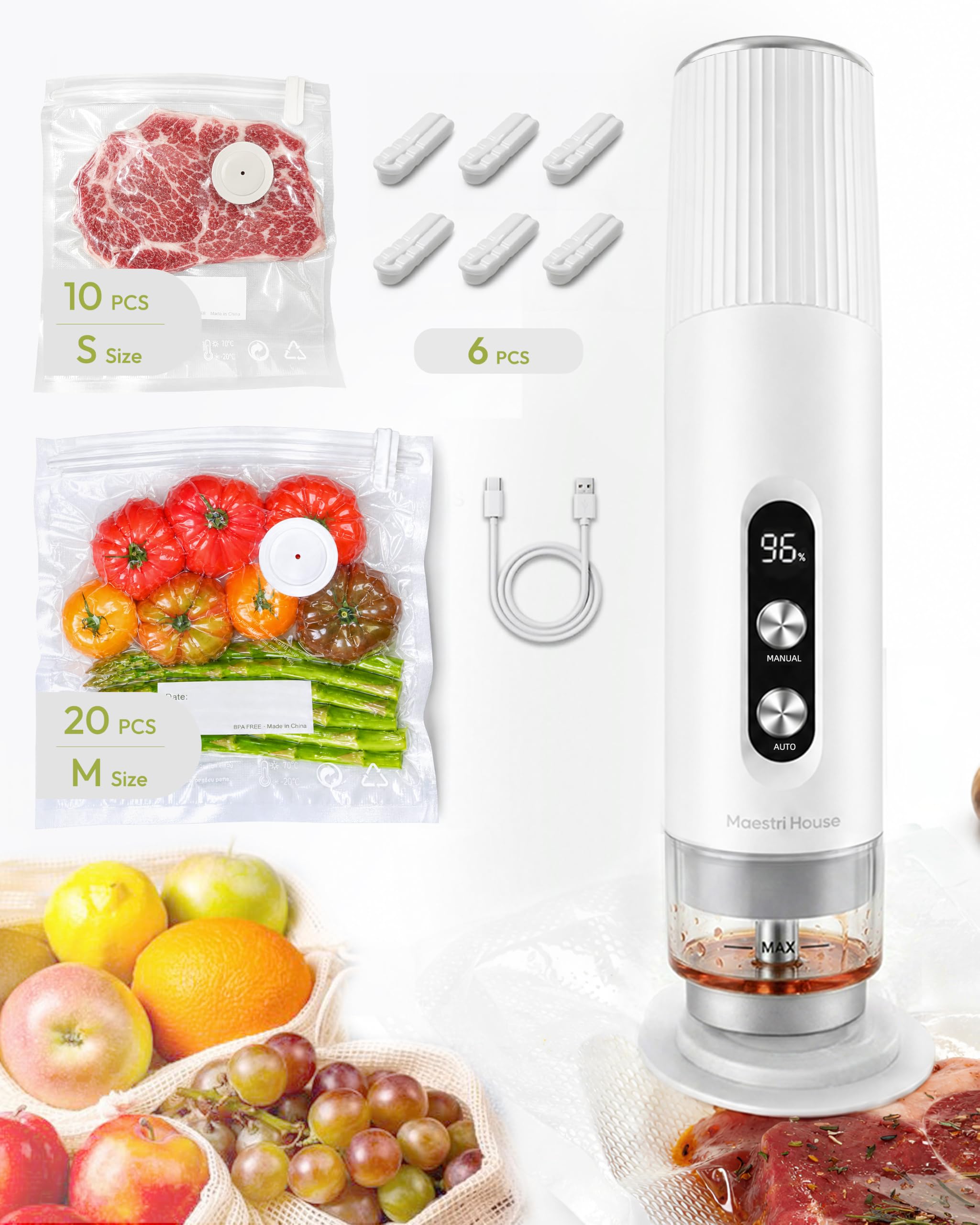 Maestri House Handheld Vacuum Sealer