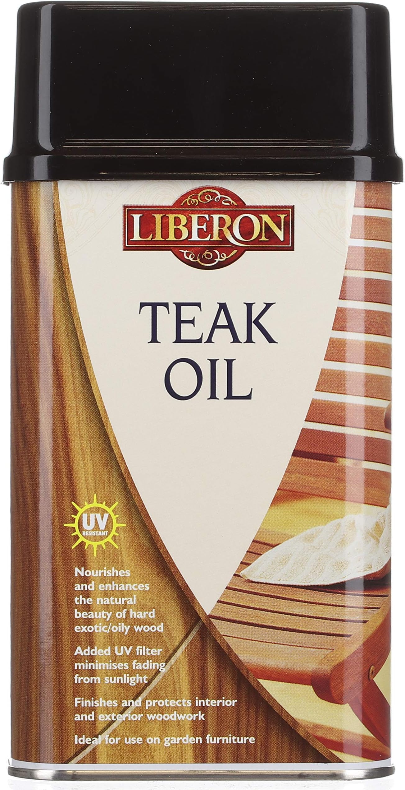 Liberon Teak Oil with UV Filter, 500 ml