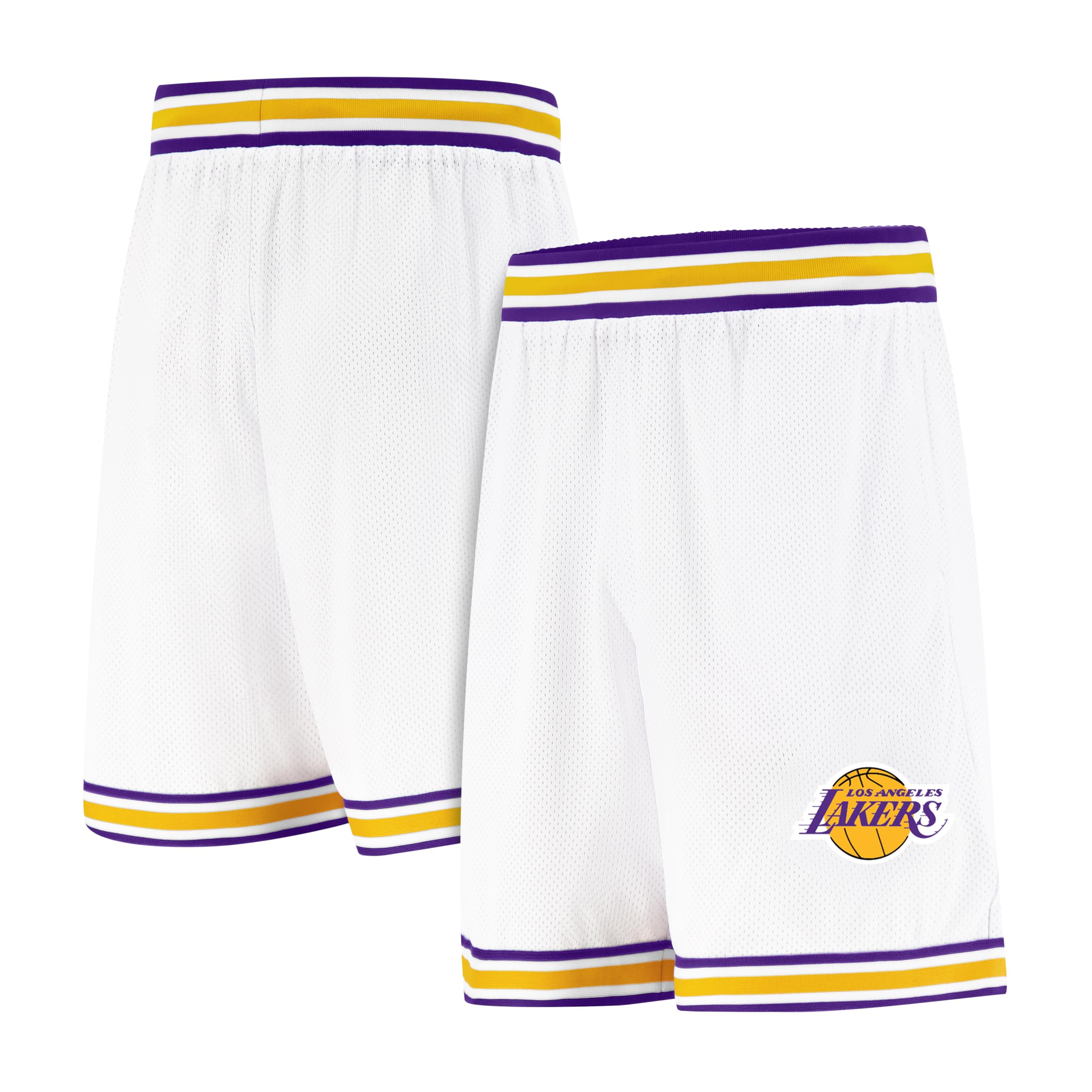 Ultra Game NBA Mens Active Knit 8" Showtime Basketball Training Shorts