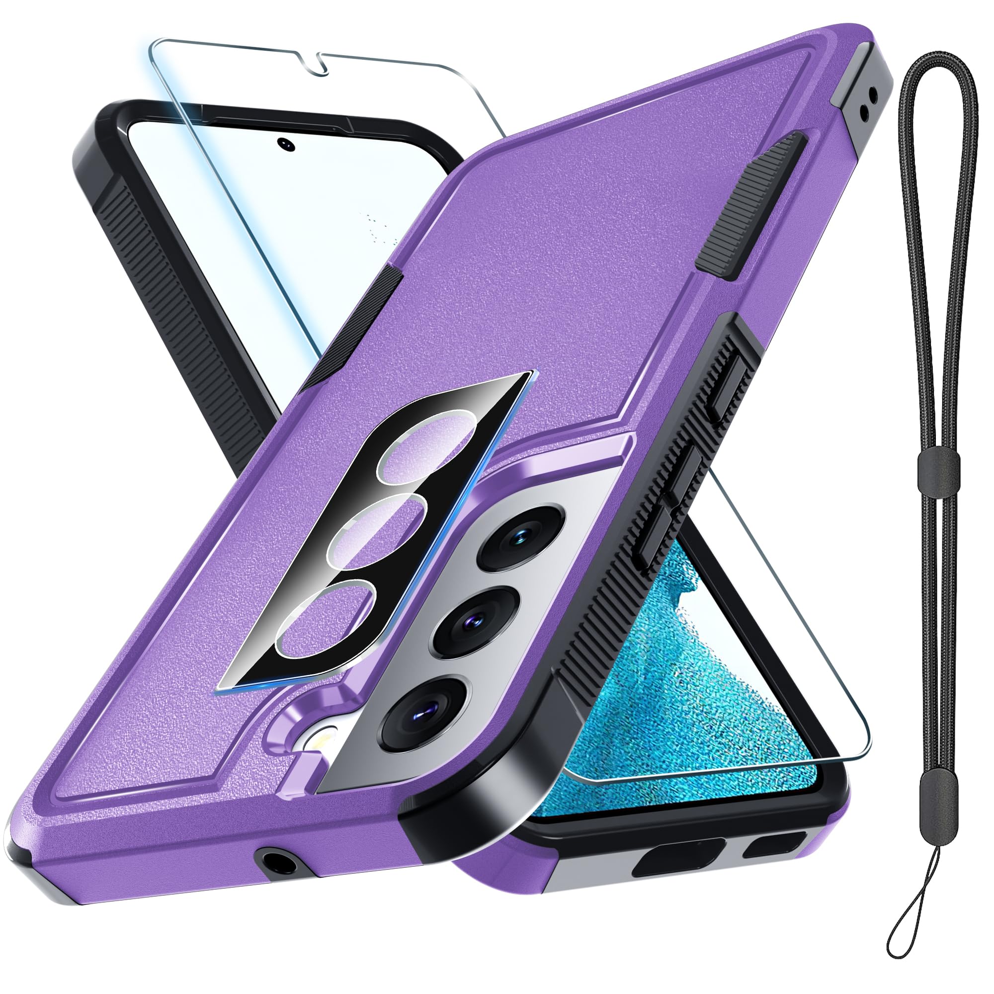 Amazon.com: RMOCR for Samsung Galaxy S22 Case, Full Body Heavy