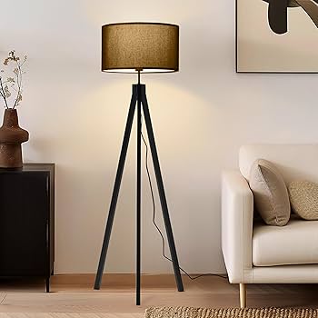 tripod floor light / 三脚フロアライト Brightech Eden Tripod LED Floor Lamp – Mid Century Dimmable Modern