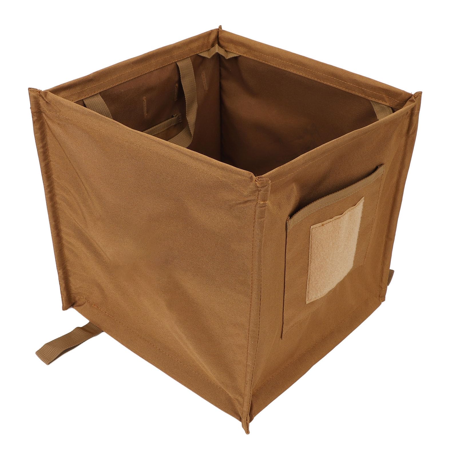 Collapsible Trash Can, Large Capacity 33L Arborist Throw Line Storage Cube with Spike Buckle, Oxford Cloth Laundry Basket Storage for Travel, Picnic, Excursions, Camping,