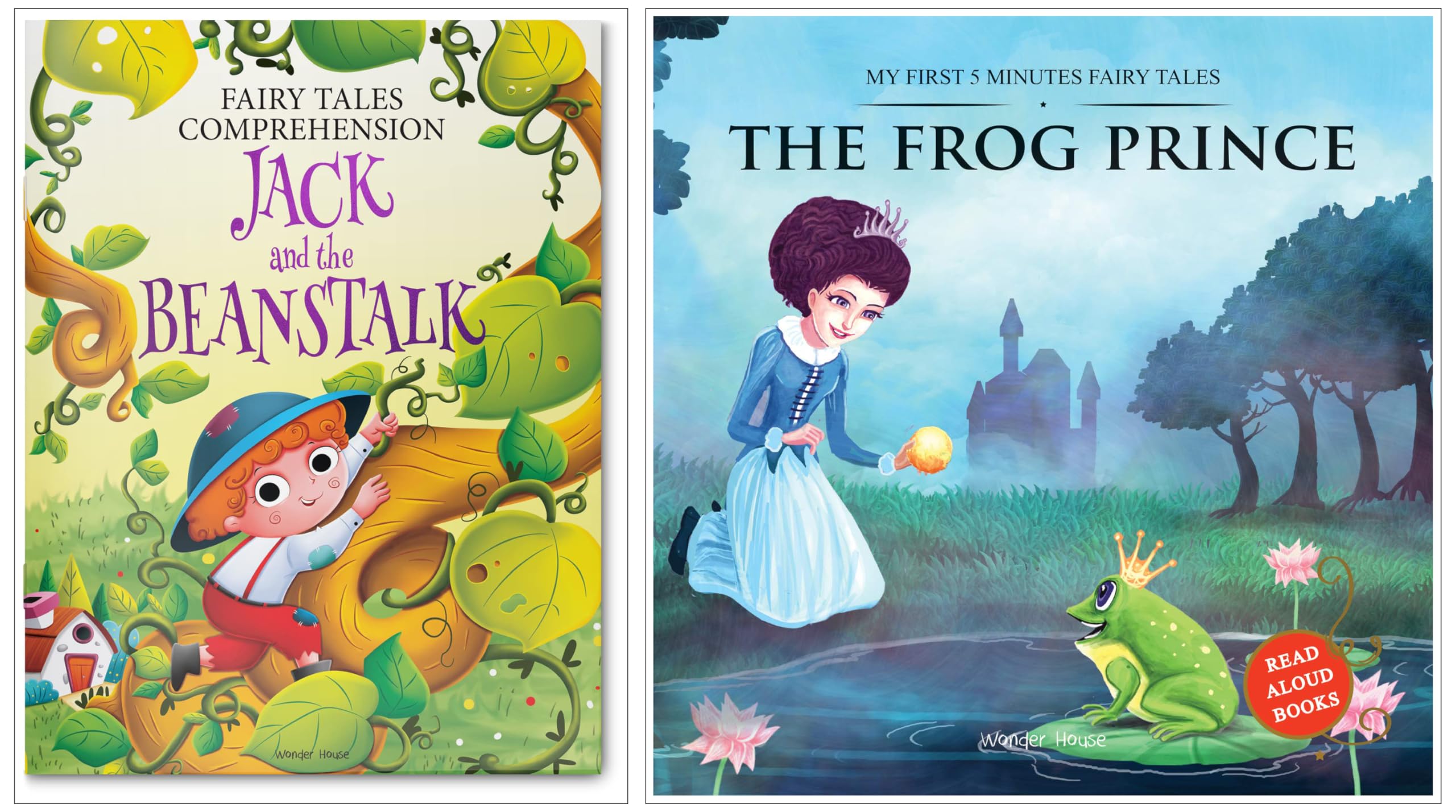 Fairy Tales Comprehension: Jack and the Beanstalk & My First 5 Minutes Fairy Tales The Frog Prince: Traditional Fairy Tales For Children (Abridged and Retold)-image-8