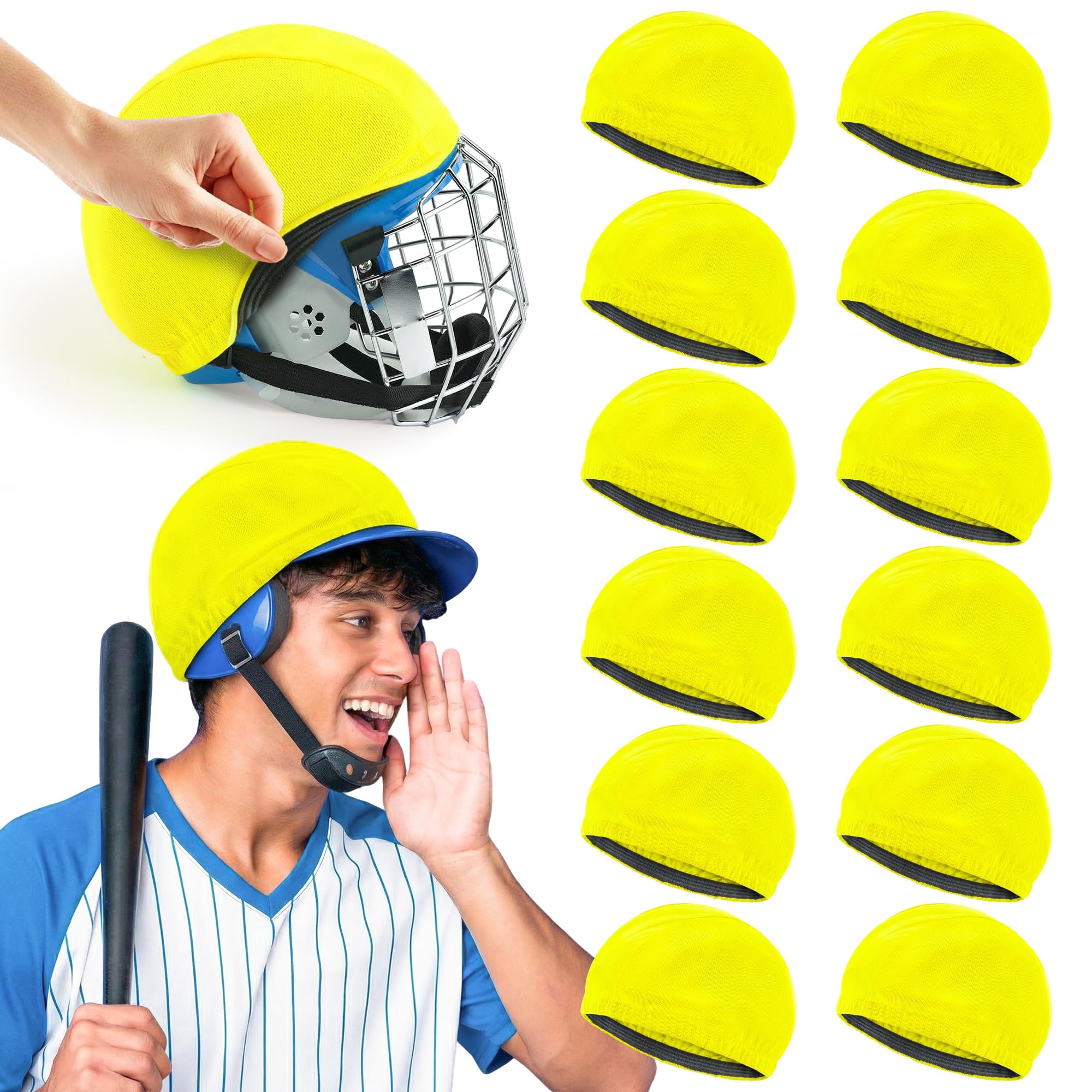 12 szt. pokrowce na kask piłkarski jasne kolory czapka na kask z antypoślizgowymi paskami dla młodzieży dorosłych trening piłki nożnej hokej lacrosse akcesoria treningowe