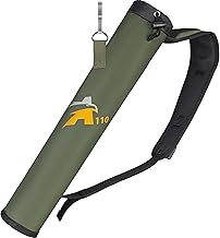 Sunya Arrow Quiver - Arrow Holder with Shoulder Strap, Archery Quiver for Back or Hip Quiver 2 Switchable Carrying Modes - Lightweight and Foldable