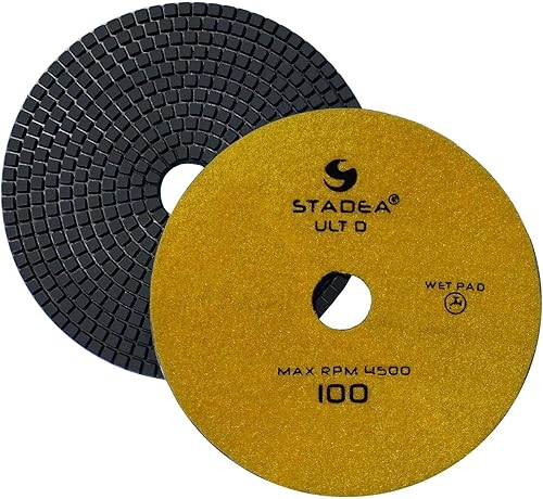 Stadea Almohadillas de pulido de granito PPW153X 7 "Diamond Pad 100 Grit para granito cuarzo piedras polaco Stadea Almohadillas de pulido de granito PPW153X 7 "Diamond Pad 100 Grit para granito cuarzo piedras polaco