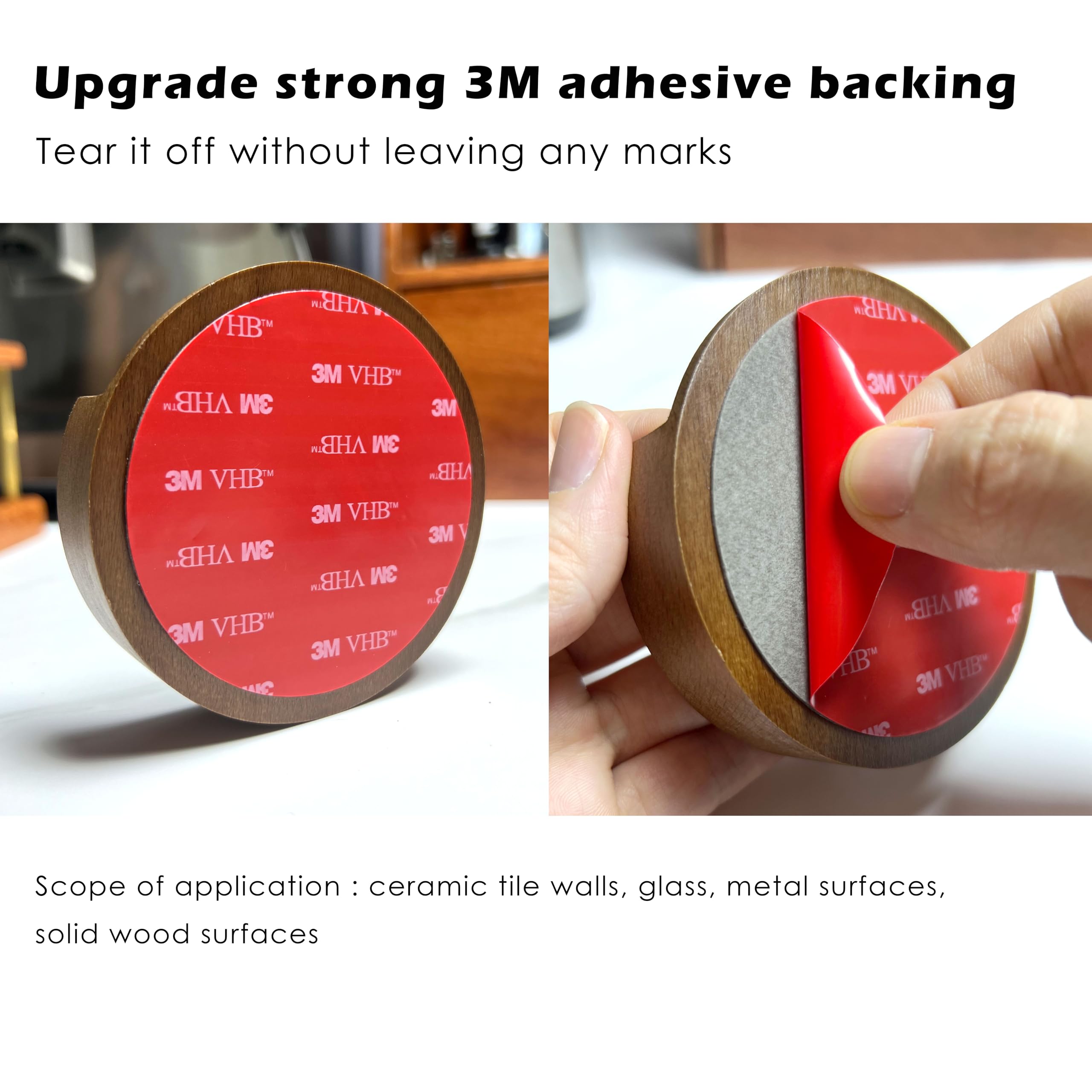 Organizer Per Espresso NEOUZA - Porta Portafiltro 51/53/58 Mm, Legno Di Betulla, Con Tappetino Pressatura - Foto 2