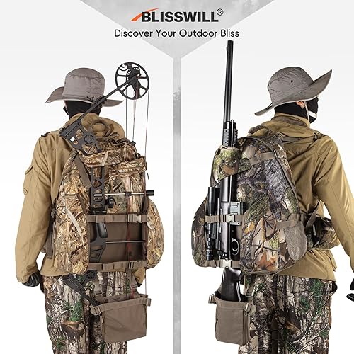 Miniatura 6 de BLISSWILL Hunting Backpack Outdoor Gear Hunting Daypack for Rifle Bow Gun Hunting Gifts for Men