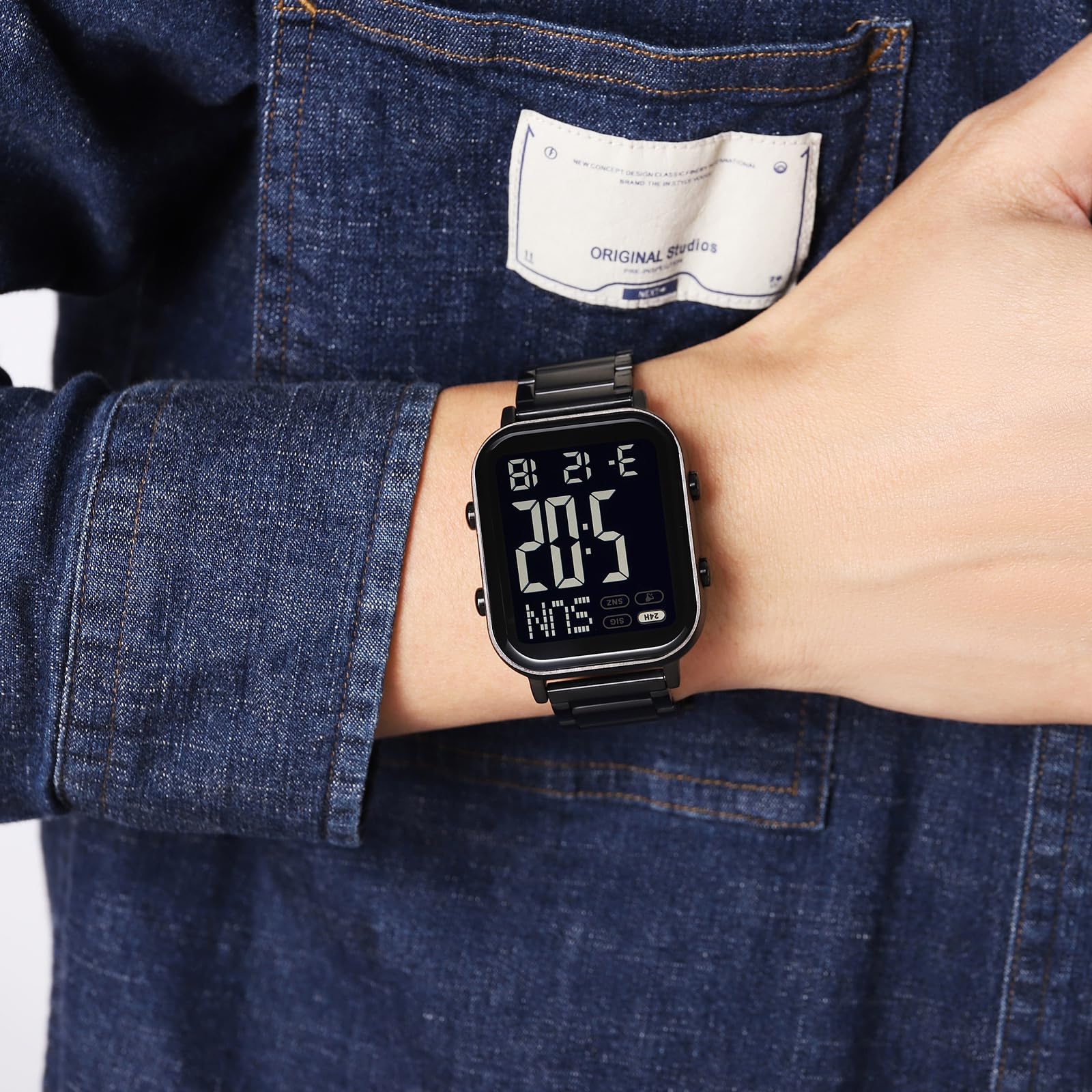 FANMIS Reloj Deportivo Unisex con Pantalla Digital analógica Militar, multifunción, Doble Hora, Alarma, cronómetro, retroiluminación, Resistente al Agua hasta 50 m, Reloj Deportivo al Aire Libre
