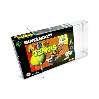 RESET RETRO 10x Klarsicht Schutzh llen passend f r Nintendo 64 Spiele in OVP 03mm N64 Passgenau und Glasklar-PET-Reset Retro Game Protectors-cases-box-Staubdicht-UV-Schutz