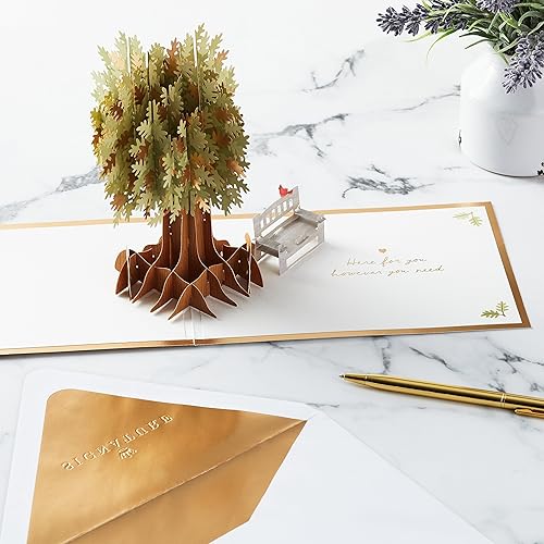 Miniatura 3 de Hallmark Tarjeta desplegable Signature Paper Wonder (Here for You) Thinking of You, Sympathy, Get Well Soon