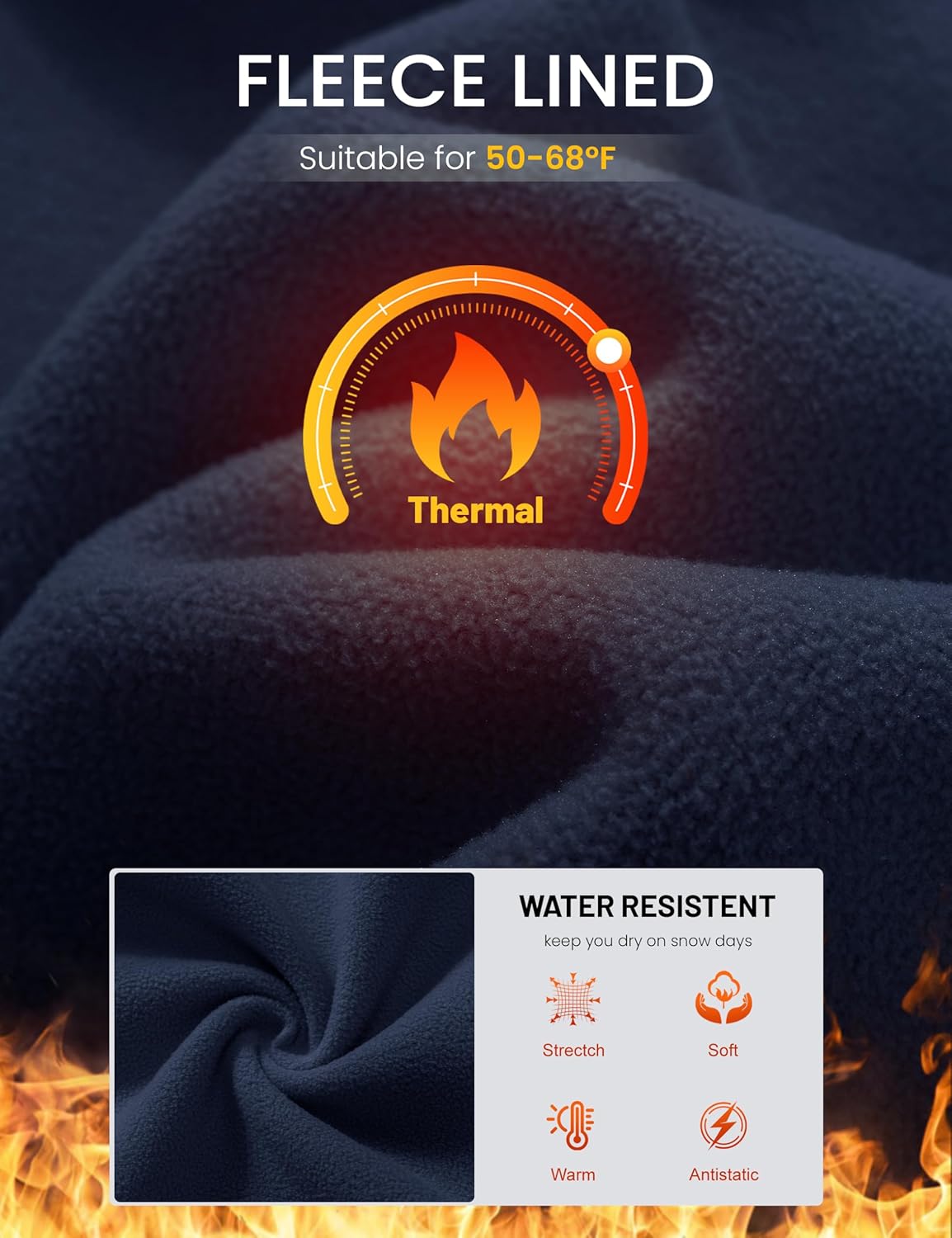 MAGCOMSEN Women's Fleece Vest Outerwear Sleeveless Lightweight Zip Jackets Warm Soft Vests with Zipper Pockets - Image 4