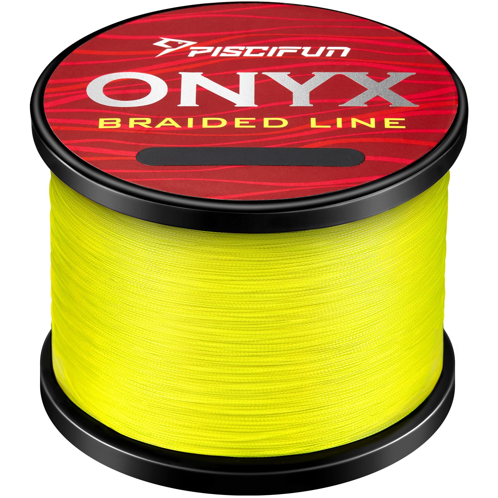 Piscifun Onyx Braided Fishing Line, Superline Abrasion Resistant Braided Lines, Zero Stretch Super Strong, Low Memory, Fast Water Cutting PE Fishing