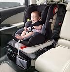 MORROLS Car Seat Protector, 1 Pack Seat Protector Carseat with Thickest Padding, Baby/Pets Car Seat Protector for Child Car Seat-Mesh Pockets-Waterproof-Universal Size(Black)