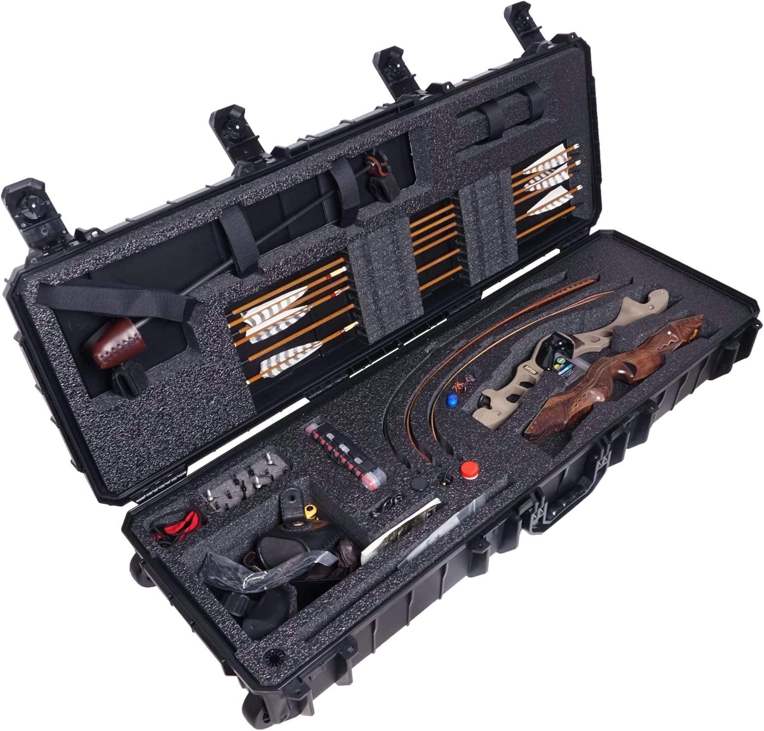 Case Club Waterproof Recurve Bow Case with Included