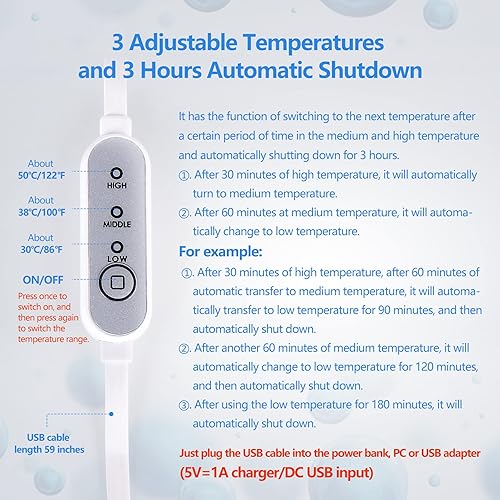 Miniatura 8 de Almohada con dispositivo de tracción cervical para alivio del dolor de cuello y almohada de apoyo lumbar calentada para aliviar el dolor de espalda