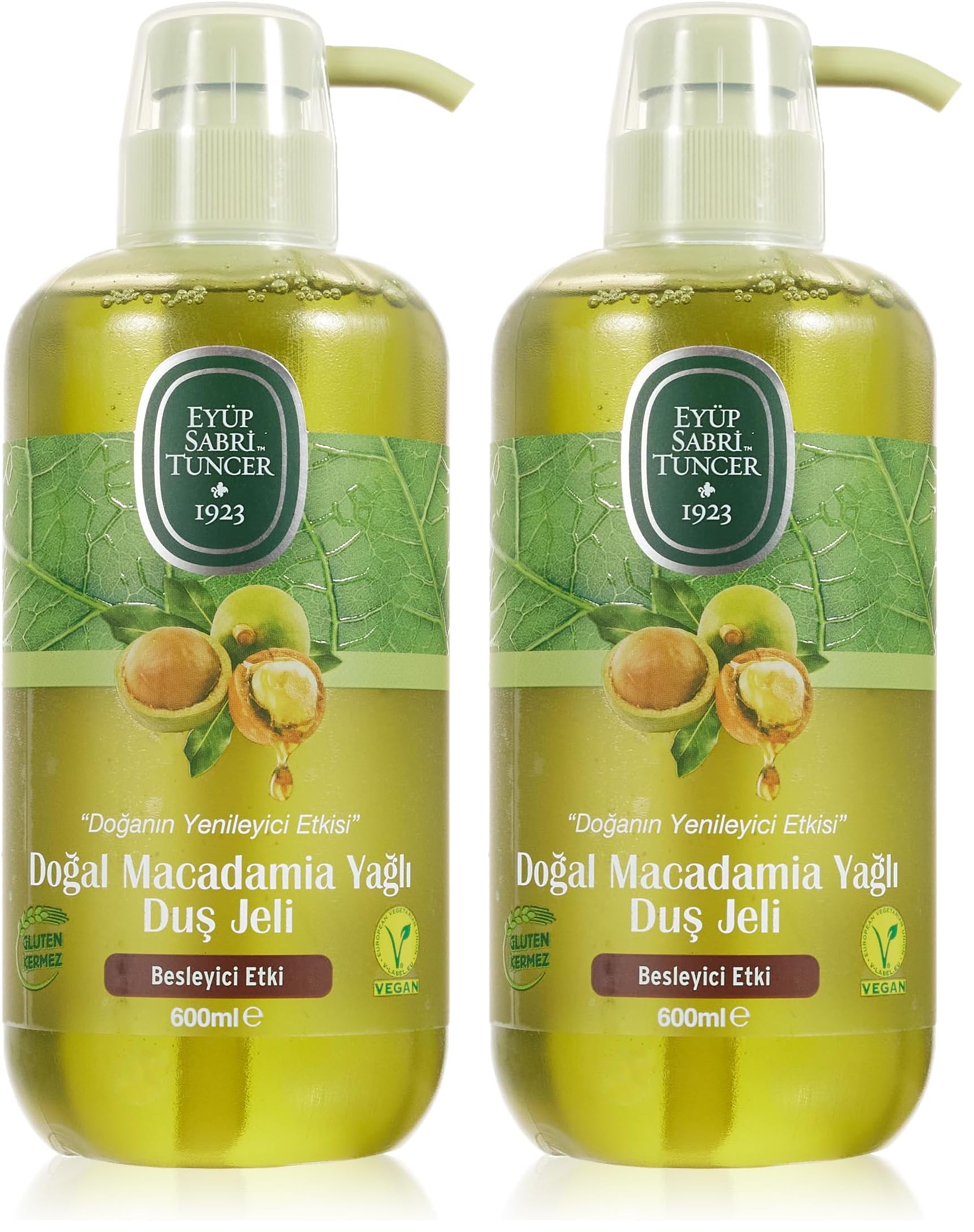 Eyüp Sabri Tuncer Doğal Macadamia Yağli Duş Jeli (600 Ml) (2 paketi)