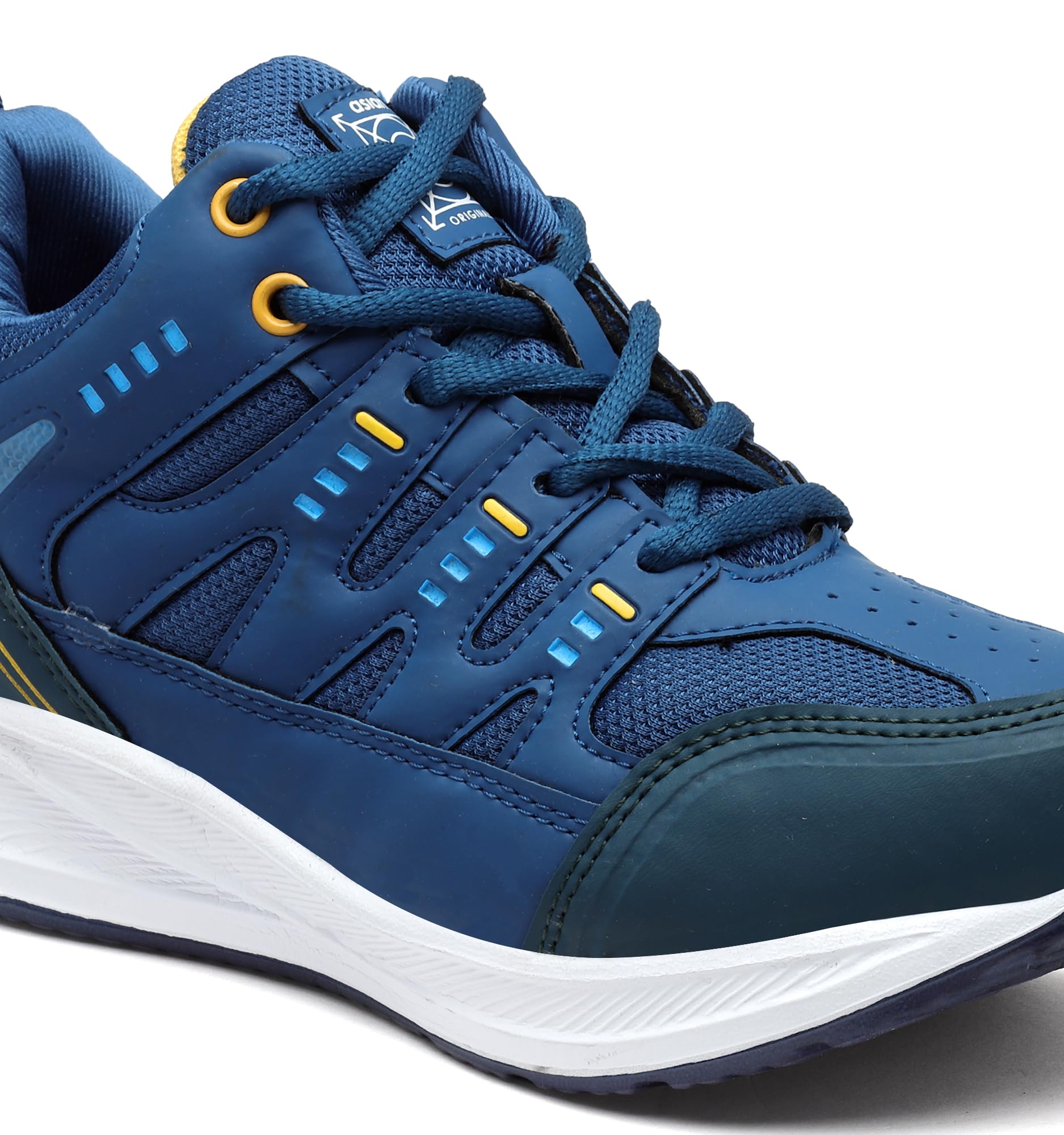ASIAN Boy's ADVENTURE-02-KIDS Sport Running & Walking Shoes with Ultra Bounce Technology Lightweight Synthetic Upper EVA Outsole Casual Lace-Up Shoes for Kid's & Boy's (DGRYRED) -UK 11s 2