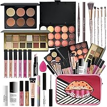 Make up Sets,Makeup Kit For Girls 10-12,Make up Gift For Women Girs Teens with Eyeshadow Palette, Lipgloss Set, Brushes, Concealer, Makeup Bag