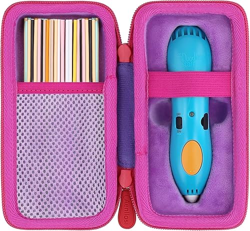 Miniatura 1 de Aenllosi Estuche de almacenamiento compatible con 3Doodler Start+ Essentials (2023) 3D Pen,soportes para impresión 3D filamento paquete de recarga y