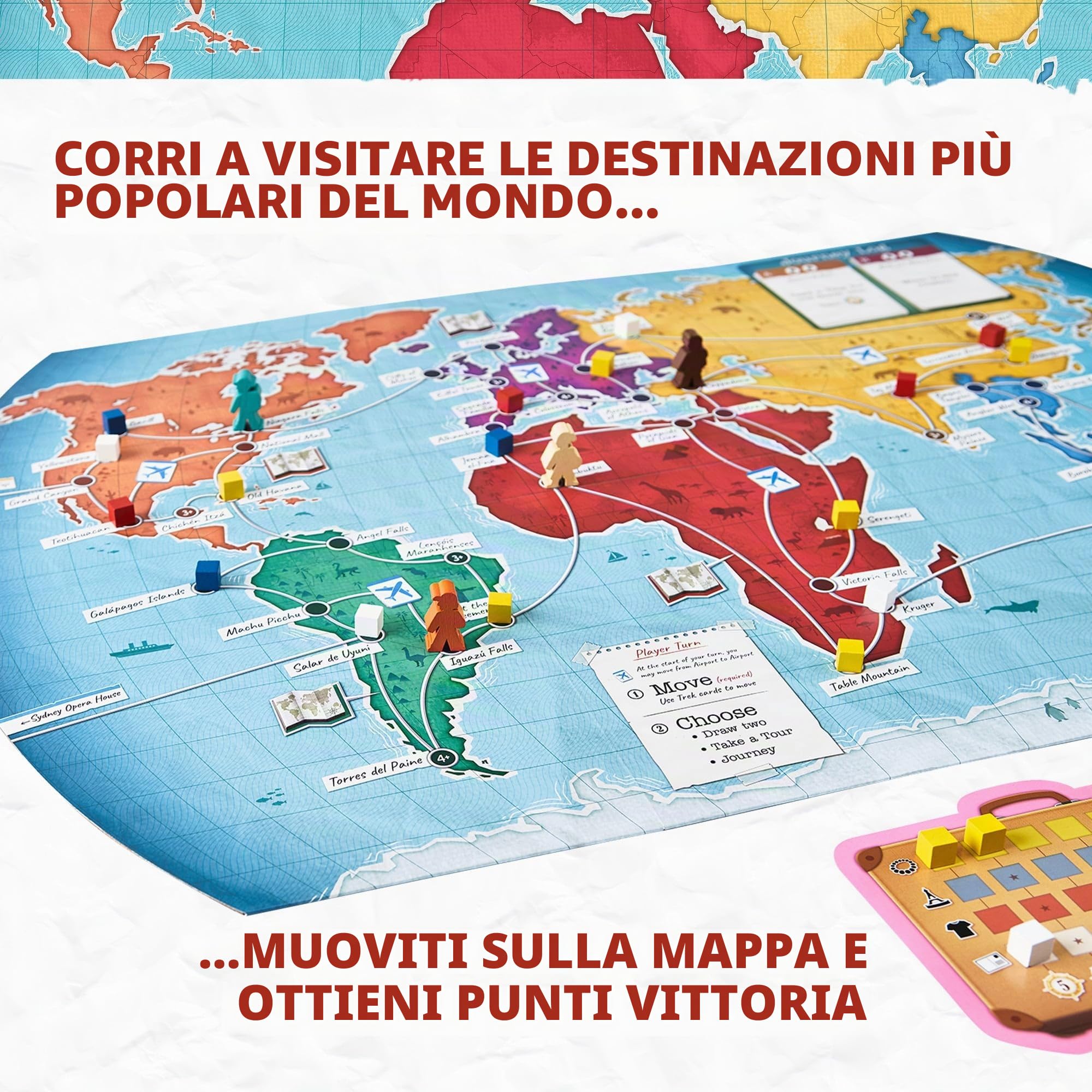 Underdog Games Trekking The World: Una Famiglia Gioco da Tavolo Giramondo