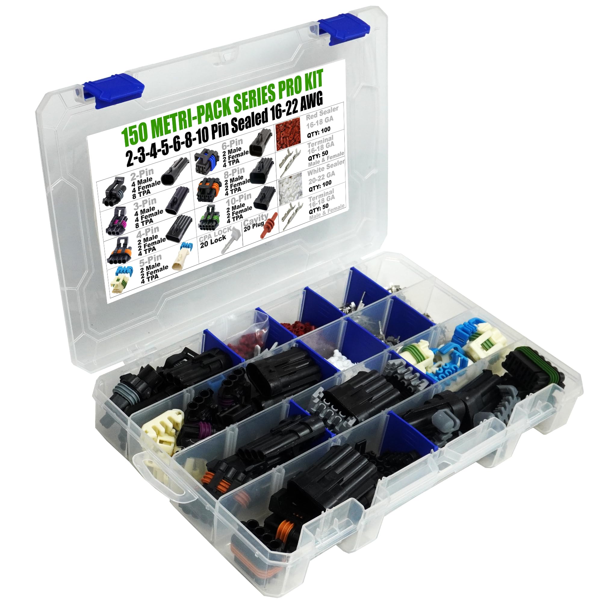 Amazon.com: 504pcs (2,3,4,5,6,8,10 PIN) Metri-Pack 150 Series 14