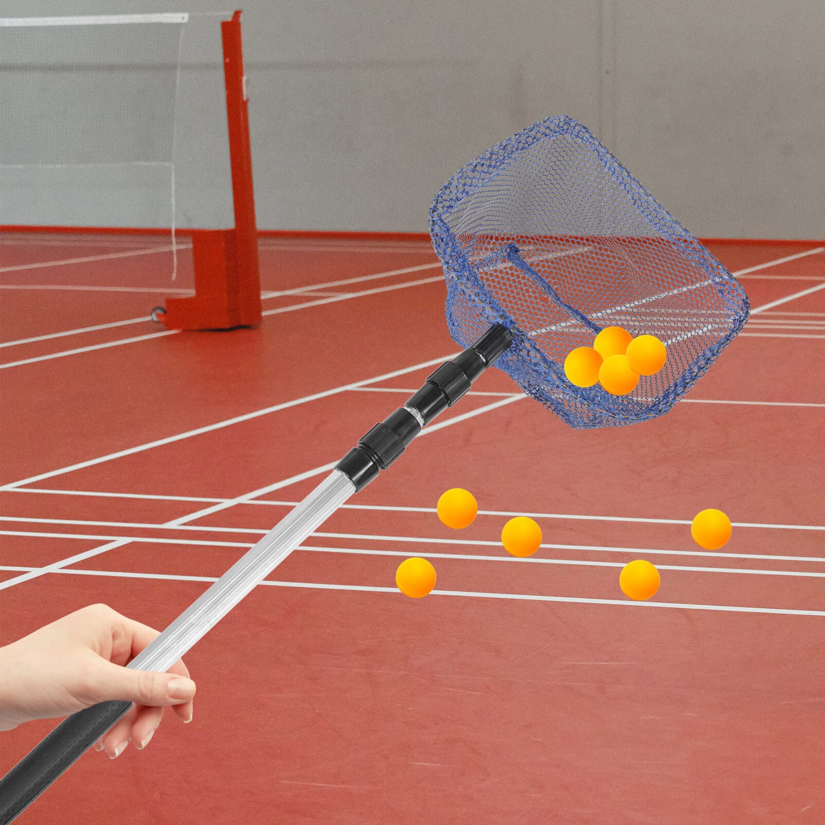 BESPORTBLE Tragbarer Ballpicker Pingpong-Ball-Retriever-Ball-Pick-Up-Netzbeutel Mehrere Ballsammler Tischtennis-Ball-Picker-Behälter Oberer Pingpong-Picker Für Sportball-Picking-Zubehör