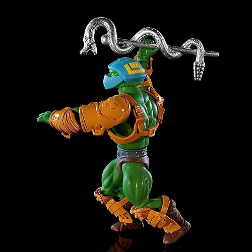 Miniatura 6 de Mattel Masters of the Universe Origins - Juego de figuras de acción y accesorios, juguete coleccionable de la Guardia Eterniana de 5.5 pulgadas con