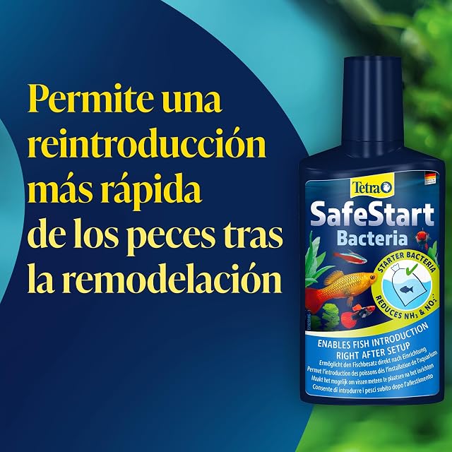 Foto 3 de 8 de Tetra SafeStart Bacterias vivas para acuarios, 250 ml